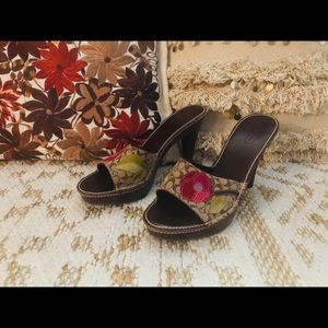 COACH - RARE platform mules